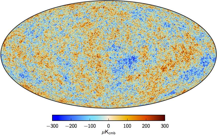 Carte finale des anisotropies du fond diffus cosmologique par Planck